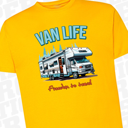 Van Life - koszulka czarna